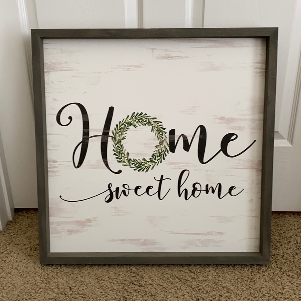 Home Sweet Home wall decor